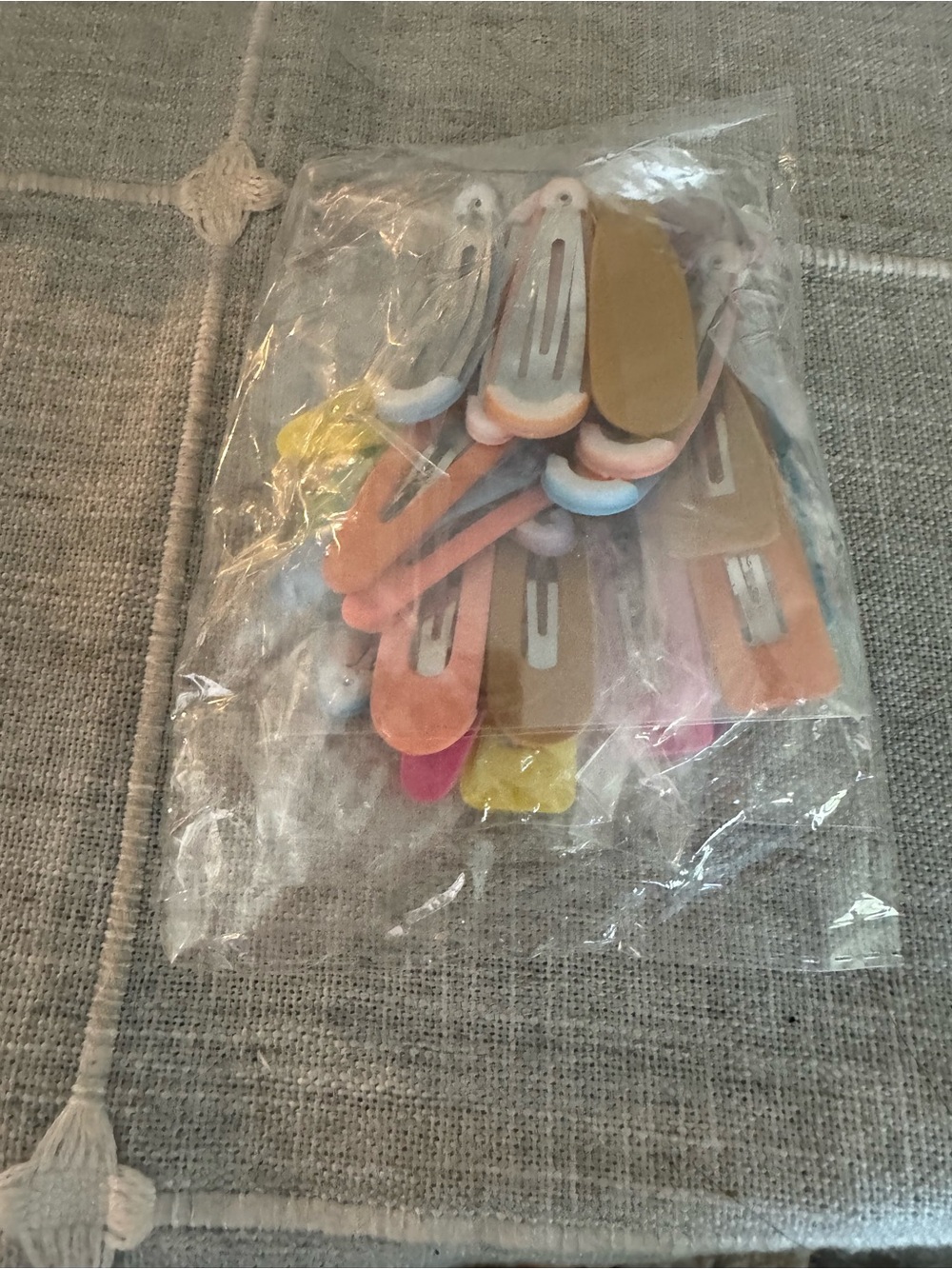 Assorted Pastel Snap Hair Clips - Multipack - Picture 2 of 2